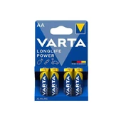 Varta Pil Longlife Power Alkaline 1.5V AA Mignon 4 lü - 1
