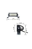12v-24v Led Bar Off-road (12 LEDLİ) 36w Çift Sıra (26 CM) Beyaz - 1