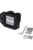Offroad Sis Farı Beyaz Gömme Tip 18w 6 Ledli Lamba Tampon - 1