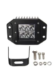 Offroad Sis Farı Beyaz Gömme Tip 18w 6 Ledli Lamba Tampon - 2