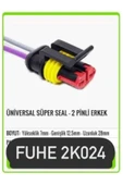 fuhe Fhe 2k024 Üniversal Süper Seal - 2 Pinli Erkek Soket - 1