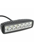 ttmotomarket Motosiklet Sis Farı Norma Led Yatay 6 Led Beyaz Işık Tek Mod - Düz [1 Adet] - 1