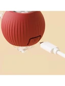 Yeni Nesil Akıllı Hareketli Top - Şarjlı Kedi Oyuncağı (Kırmızı) - 4