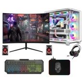 Gaming Pc Ryzen 5 5500 16Gb Ddr4 512Gb Ssd 8Gb Rtx4060 23.8" Oyun Bilgisayarı thumbnail 1