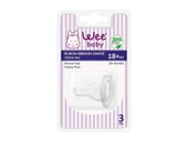 Wee Baby Silikon Biberon Emziği Yoğun Akış No:3 822 - 1