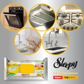 Sleepy Yüzey Temizlik Havlusu 30 Adet Yağ Çözücü - 4