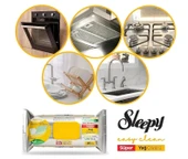 Sleepy Yüzey Temizlik Havlusu 30 Adet Yağ Çözücü - 3