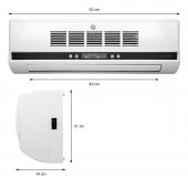 GATECH KM-1718 DUVAR TİPİ VANTİLATÖR - 2