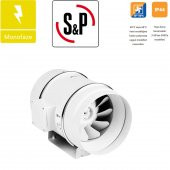Soler & Palau TD 500/150 Plastik Yuvarlak Kanal Tipi Fan Ø 150mm 580 m³/h Sessiz Tasarruflu AGMair agm sp Havalandırma Fanı - 6