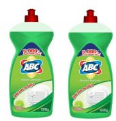 2 adet ABC Sıvı Bulaşık Deterjanı 1370 Gr. Misket Limonu Kokulu - 1