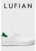 Lufian Adel Deri Sneaker Ayakkabı Beyaz - Yeşil - 1