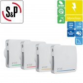 Soler & Palau Ecoair Design S Duvar Tavan Tipi Sessiz 100mm Radyal Fan Banyo Aspiratörü Ortam havalandırma Fanı AGMair agm sp - 1