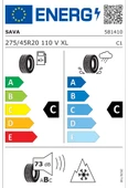 Sava 275/45 R20 110V ESKIMO SUV 2 XL FP Oto Kış Lastiği (Üretim Yılı: 2023) - 2