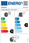 Hankook 205/65 R16C 107/105T VanTRa LT RA18 Oto Yaz Lastiği (Üretim Yılı: 2024) - 2