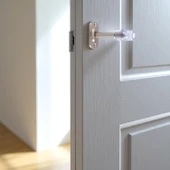 Kapı Stoperi 10 ADET Tamponu Gümüş Krom 8 cm Metal Kapı Durdurucu Tutucu Kapı Altı Üstü Kolu Stopu thumbnail 4