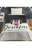 Taç Lisanslı Beşiktaş Klasik Tek Kişilik Battaniye - 1