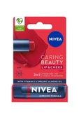 Nivea Caring Beauty Spf30 Renkli Dudak Kremi ve Yanak Balmı Red 4.8 gr - 1
