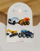 Monalisa Home Renkli Figürlü Dörtlü Cros Süsü - 1