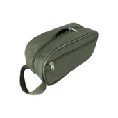 KARMCAMP 5'li Tıraş Çantası Aksesuar Çantası Asker Çantası Makyaj Çantası Kalemlik (Haki) - 3