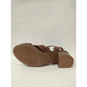 VENÜS 1857209Y KADIN DERİ TOPUKLU SANDALET - 11