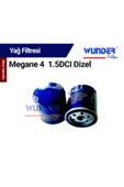 WUNDER O Megane 4 1.5DCI Dizel Filtresi (Yağ) - - 1