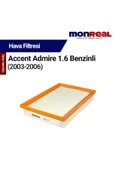 Monreal A ccent dmire 1.6 Benzinli 2003-2006 Filtresi (Hv) - - 1