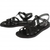 VENÜS 20980208 HAFİF DÜZ TABAN KADIN DERİ SANDALET - 4