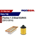 Monreal 2 Fiorino 1.3 Dizel EURO5 (01-016) Filtre Seti (Hava-Yağ) - - 1