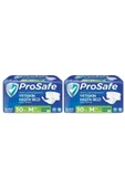PROSAFE Belbantı Yetişkin Hasta Bezi M Beden 30'lü 2 Adet ( 60 Adet Bez) - 1