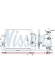 Wisco 51722816 Klıma Radyatoru Mt 450x350x16 Mm / Fıat Palıo. Albea 1.3 Multıjet 02> / - - 1
