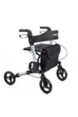 WOLLEX Comfort Plus 9102 Lüx Rollator Alüminyum Yürüteç Katlanır Sırt Desteği Frenli - 6