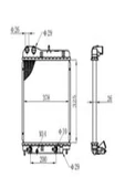 Ori BHN066016 Radyatör Brazing Honda Jazz 1.2-1.4 0 2-08 Otom Ac Klimasız 325x378x16 - 1