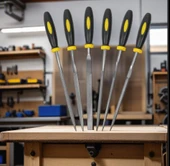 Zhltools 18 cm Mini 6lı Eğe Törpü Seti - 7