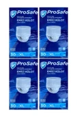PROSAFE Yetişkin Emici Külot Hasta Bezi Xl Extra Büyük 120 Adet (4pk*30) - 1