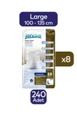 JENDER Emici Külot Yetişkin Hasta Bezi Large 240 Adet - 1