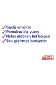 GİGGLES GİGGLES YETİŞKİN EMİCİ KÜLOT XL BEDEN 120 ADET (4 PAKET) - 2