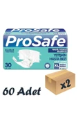 PROSAFE Tekstil Yüzeyli Bel Bantlı Yetişkin Hasta Bezi Xlarge 30'lu 2 Paket 60 Adet thumbnail 1