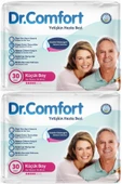 DR.COMFORT Yetişkin Hasta Bezi Bel Bantlı Tekstil Yüzeyli M - Orta - Medium 60 Adet (2PK*30) thumbnail 1