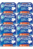 PROSAFE Hasta Bezi Yetişkin Bel Bantlı Tekstil Yüzey L - Large - Büyük Boy 240 Adet (8PK*30) thumbnail 1