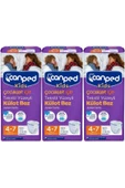 CANPED Kids Çoçuklar Için Külot Bez Tekstil Yüzeyli Yaş 3 paket 4-7 yaş 17-30 kg thumbnail 1