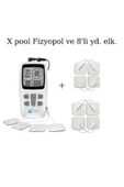 FİZYOPOL X Pool Tens Ems Masaj Cihazı Ve 8'li Yedek Elektrodlar - 5
