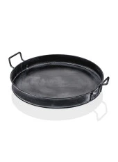 The Mia Galvaniz Tepsi Dark Stone 48x40cm - 1