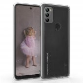 FitCase General Mobile GM 21 Plus Kılıf Kamera Korumalı Silikon Şeffaf Arka Kapak - 1