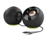 Creative Pebble SE Siyah 16W RGB Aydınlatmalı USB-C Stereo Multimedya Hoparlör Seti - 2