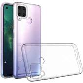 FitCase Realme C25 / C25s Kılıf Kamera Korumalı Silikon Şeffaf Arka Kapak - 1