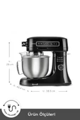Pro Artisan Dijital Ekran Döküm Mutfak Şefi 1600W Black 5 Lt. - 2