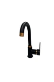 armour armatür Siyah rose lavabo bataryası - 1