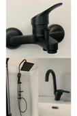 armour armatür Siyah Banyo Seti - 1
