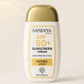 Sanjana Beauty SPF 50, Güneş Koruyucu Krem , Yüksek Koruma , UVA,UVB Filtreli,Nemlendirici, Leke Karşıtı Güneş Kremi ,50 ml - 2
