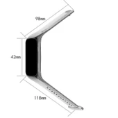 Samsung Galaxy Fit 2 R220 Uyumlu Transparan Şeffaf Silikon Kordon thumbnail 10